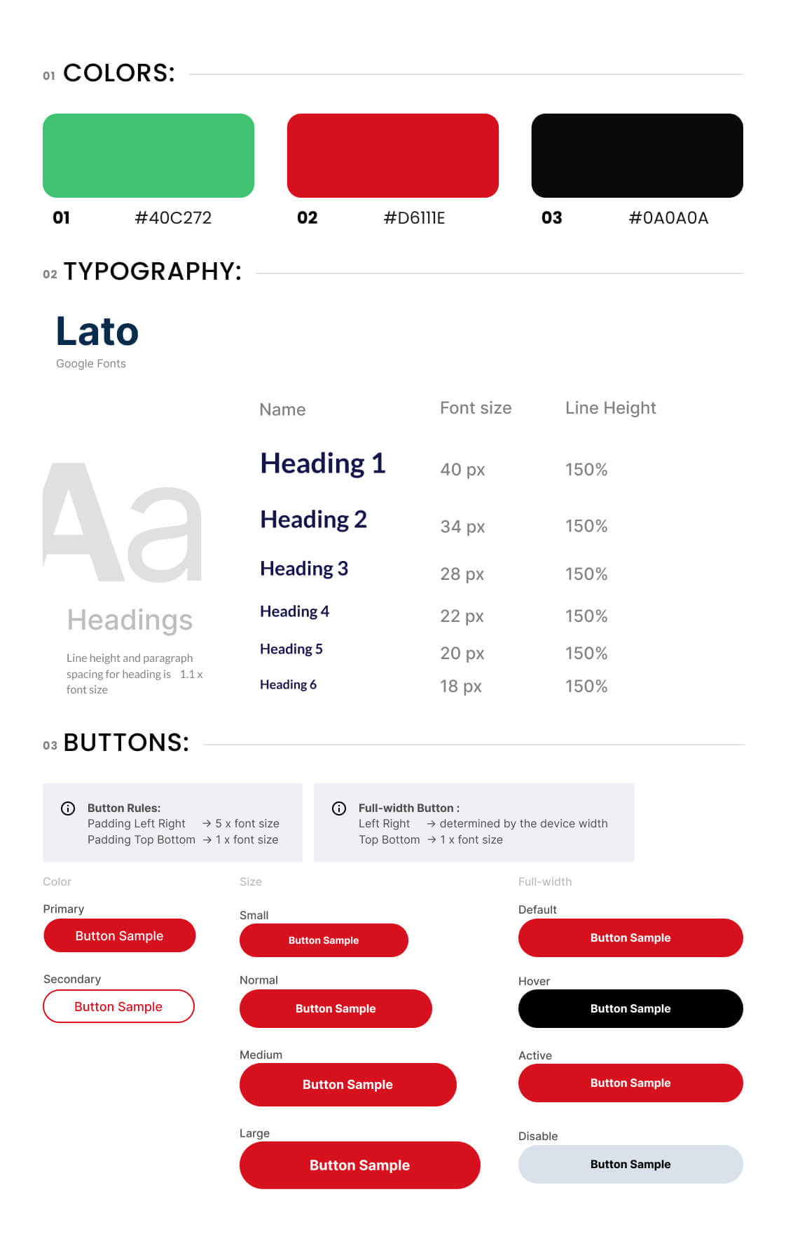 14 Style Guide Elementor WordPress Landing Page WebTech 99